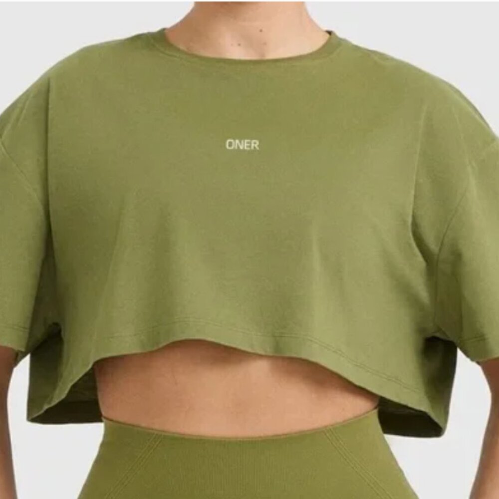 Oner Active Olive Green Short Sleeve Tee